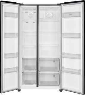 Inventum SKV0180B Amerikaanse koelkast 532L zwart