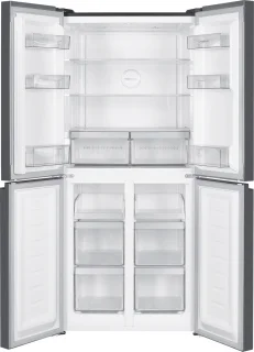 Inventum SKV4180B Amerikaanse koelkast 4-deurs zwart 466L