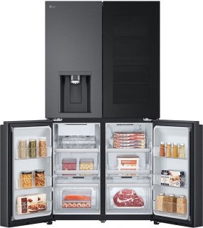 LG GMG960EVEE French Door Koelkast Black Steel