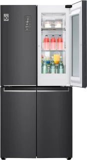 LG GMQ844MC5E Amerikaanse Koelkast Zwart 530L Vrijstaand