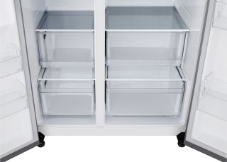 LG GSBC40PYPE Amerikaanse koelkast vrijstaand zilver