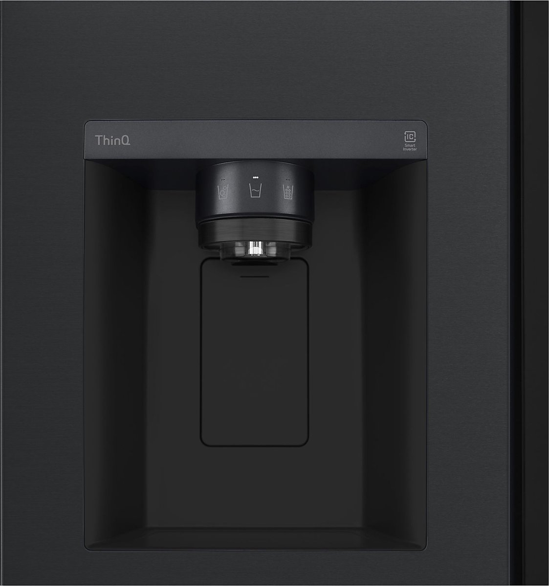 LG GSGV80EPLL Amerikaanse koelkast 635L Mat Zwart