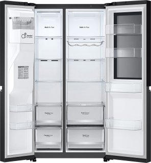 LG GSGV80EPLL Amerikaanse koelkast 635L Mat Zwart