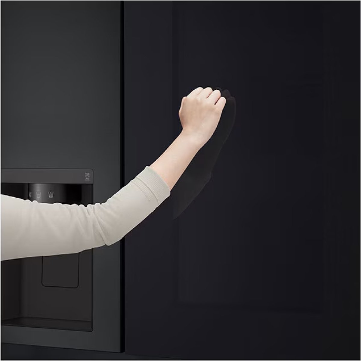 LG GSGV80EPLL Amerikaanse koelkast 635L Mat Zwart