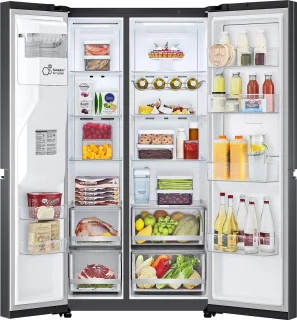 LG GSJV71MCLE Amerikaanse koelkast Mat Zwart