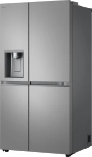 LG GSLE81PYBC Amerikaanse koelkast vrijstaand zilver