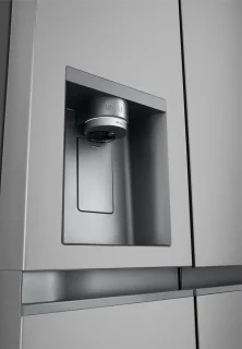 LG GSLE81PYBC Amerikaanse koelkast vrijstaand zilver