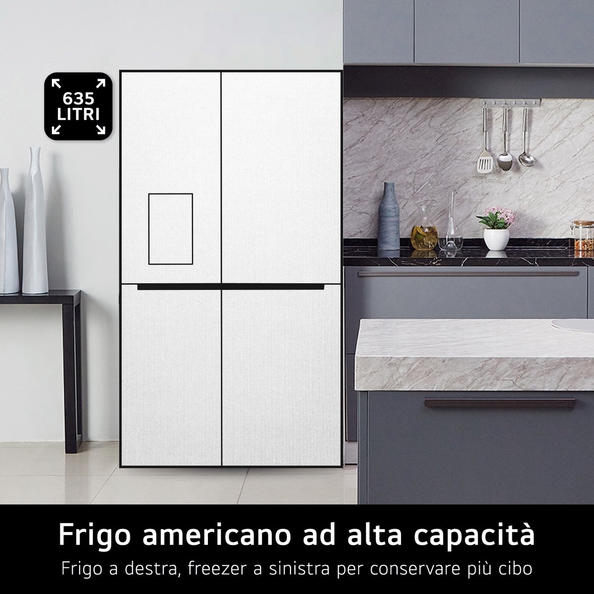 LG GSLV70PZTE Amerikaanse koelkast 635L