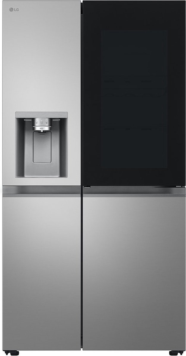 De LG GSXE80PYBD Amerikaanse koelkast zilver 628L in één oogopslag