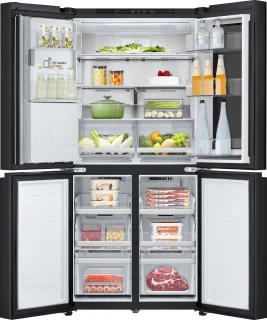 LG InstaView GMG860EPBE Franse Door Amerikaanse koelkast Zwart