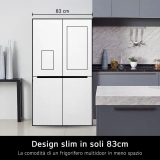 LG InstaView GMG860EPBE Franse Door Amerikaanse koelkast Zwart