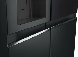 LG InstaView GSGV80EPLD Amerikaanse deur koelkast zwart grafiet