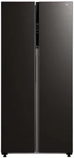 Midea MDRS619FIE28 Amerikaanse koelkast vrijstaand zwart geborsteld staal 2-deurs review