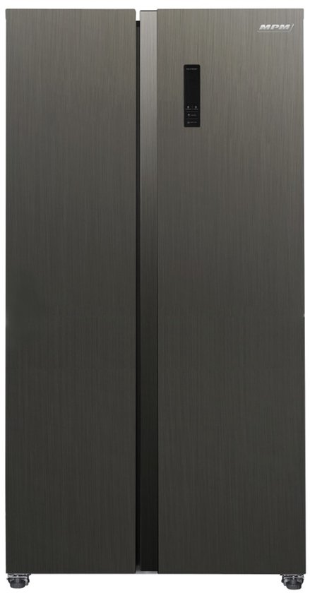MPM Amerikaanse Koelkast 559L Antraciet — ruime No Frost side-by-side