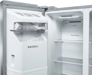Neff KA3923IE0 Amerikaanse koelkast Vrijstaand Zwart/Grijs 562L