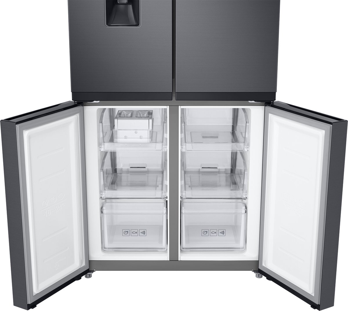 Samsung RF48A401EB4 Amerikaanse koelkast French Door zwart