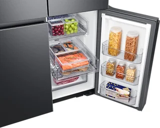 Samsung RF65A967ESG Amerikaanse French Door koelkast 647L Zwart