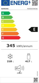 Samsung RS65DG54R3B1 Zwart Amerikaanse Koelkast