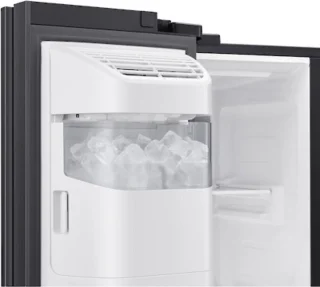 Samsung RS65R54422C Amerikaanse Koelkast Zwart Glas