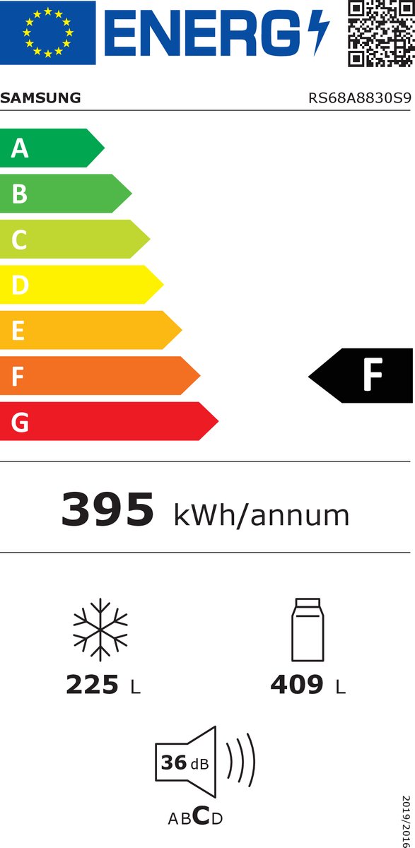 Wat vinden we goed aan de Samsung RS68A8830S9 Amerikaanse koelkast 634L RVS