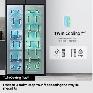Samsung RS6HA8891B1/EF Family Hub Amerikaanse koelkast