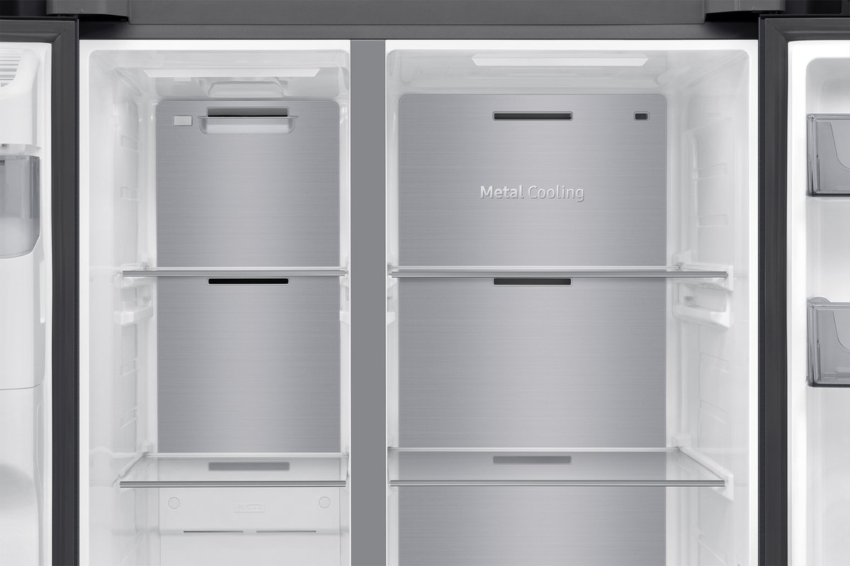 Samsung RS70F64KDF Amerikaanse koelkast Zwart Inox