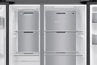 Samsung RS70F64KDF Amerikaanse koelkast Zwart Inox