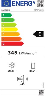 Wat vinden we goed aan de Samsung RS70F64KEBEO Amerikaanse koelkast
