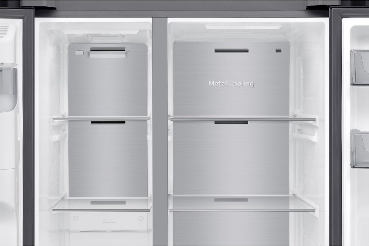 Samsung RS70F65KEF Amerikaanse Koelkast Vrijstaand Zwart