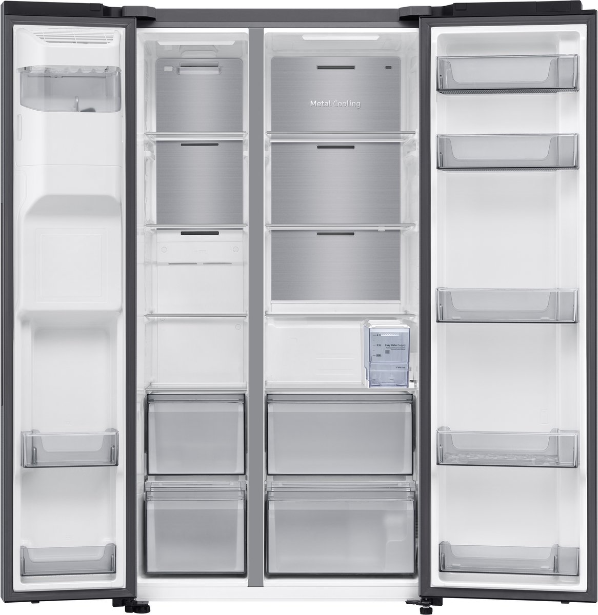 Samsung RS70F65KET Amerikaanse koelkast 7-serie Zilver