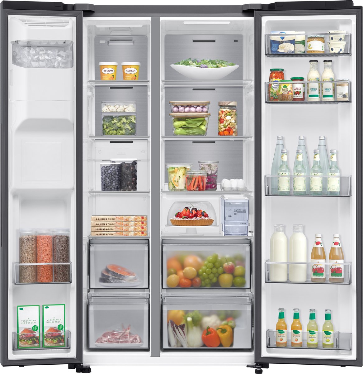 Samsung RS70F65KET Amerikaanse koelkast 7-serie Zilver