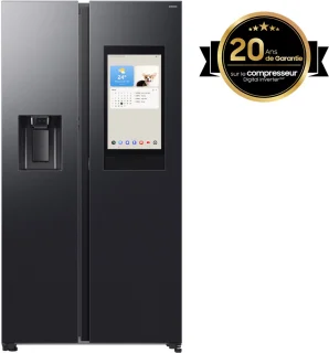 Samsung RS90F66BEFEF Family Hub koelkast 9-serie 614L zwart mat