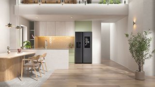 Samsung RS90F66BETEF Family Hub Amerikaanse koelkast mat inox