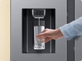 Samsung RS90F66BETEF Family Hub Amerikaanse koelkast mat inox