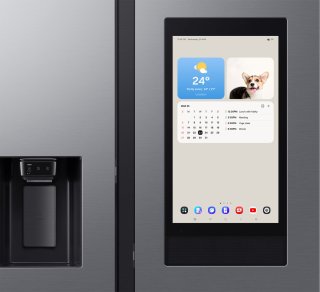 Samsung RS90F66BETEF Family Hub Amerikaanse koelkast mat inox