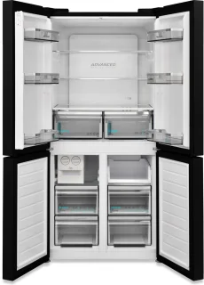 Sharp SJ-FA25IHX-AE Amerikaanse Koelkast Zwart 488L