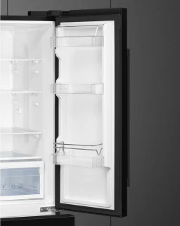 SMEG FQ55FNDE Amerikaanse koelkast zwart