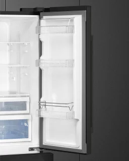 Smeg FQ55FNDF Amerikaanse Koelkast Zwart 539L