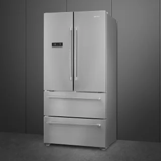 SMEG FQ55FXDE Amerikaanse koelkast RVS
