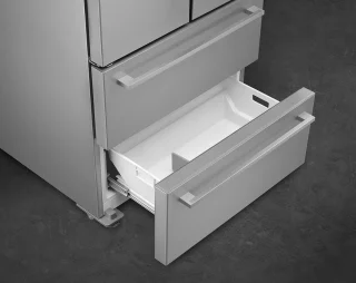 SMEG FQ55FXDE Amerikaanse koelkast RVS