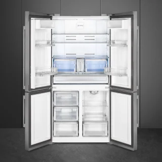 SMEG FQ60XDAIE Amerikaanse koelkast RVS