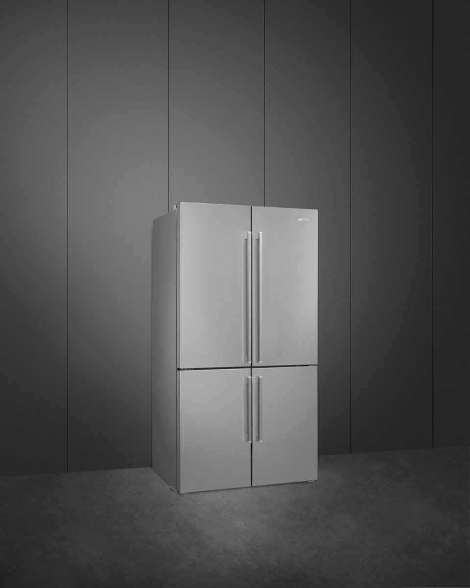 SMEG FQ60XE Amerikaanse Koelkast RVS