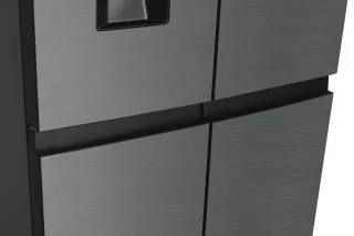 Wiggo WR-MD18X Amerikaanse Koelkast 419L Roestvrijstaal