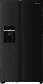 Wiggo WR-SBS18IME(DX) Amerikaanse Koelkast 513L Zwart RVS