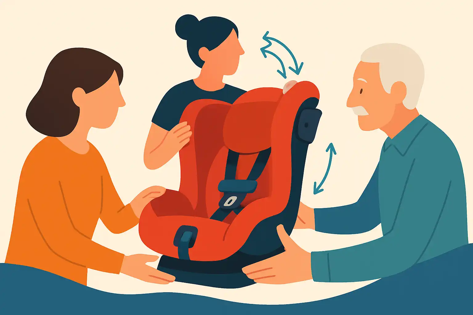 Autostoel delen tussen ouders, oppas en opa: zo kies je een stoeltje dat makkelijk te wisselen is
