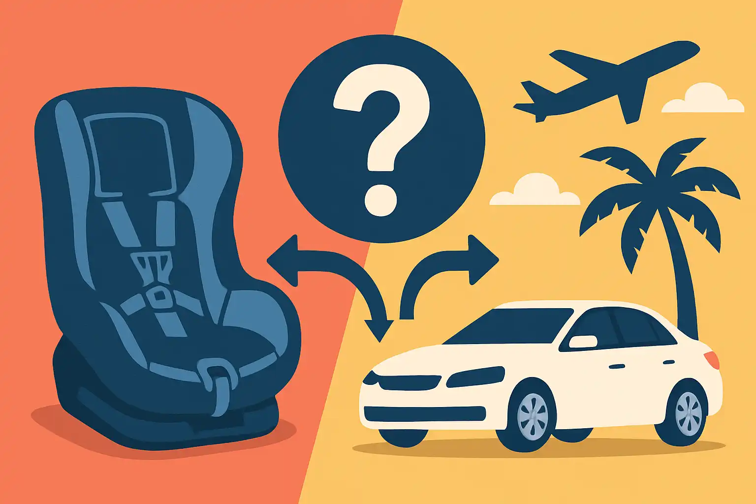 Autostoel huren op vakantie: meenemen of huren ter plaatse, wat is de veiligste keuze?