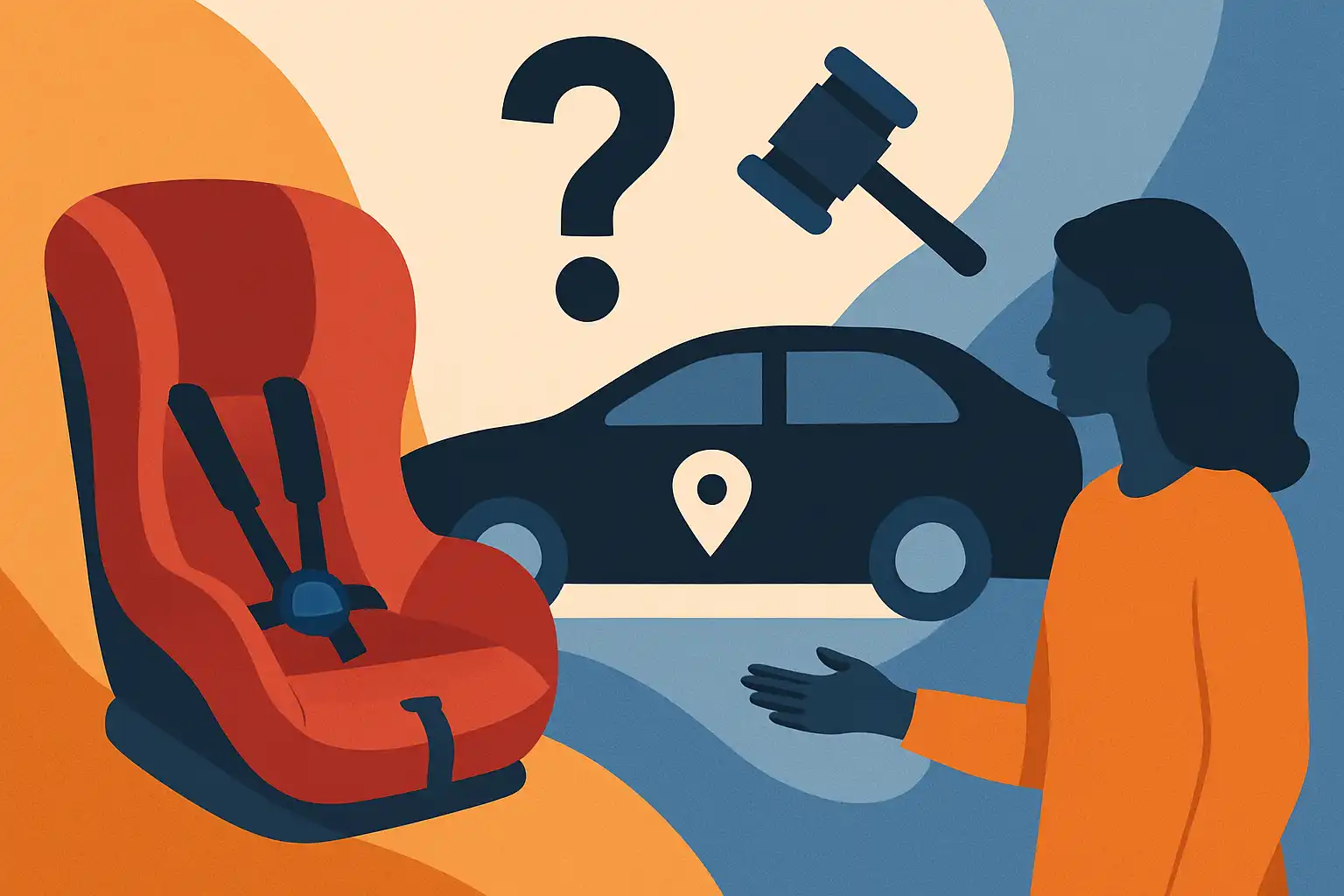 Autostoel in de rideshare: wie is aansprakelijk bij een ongeluk en wat je moet regelen vóór je instapt