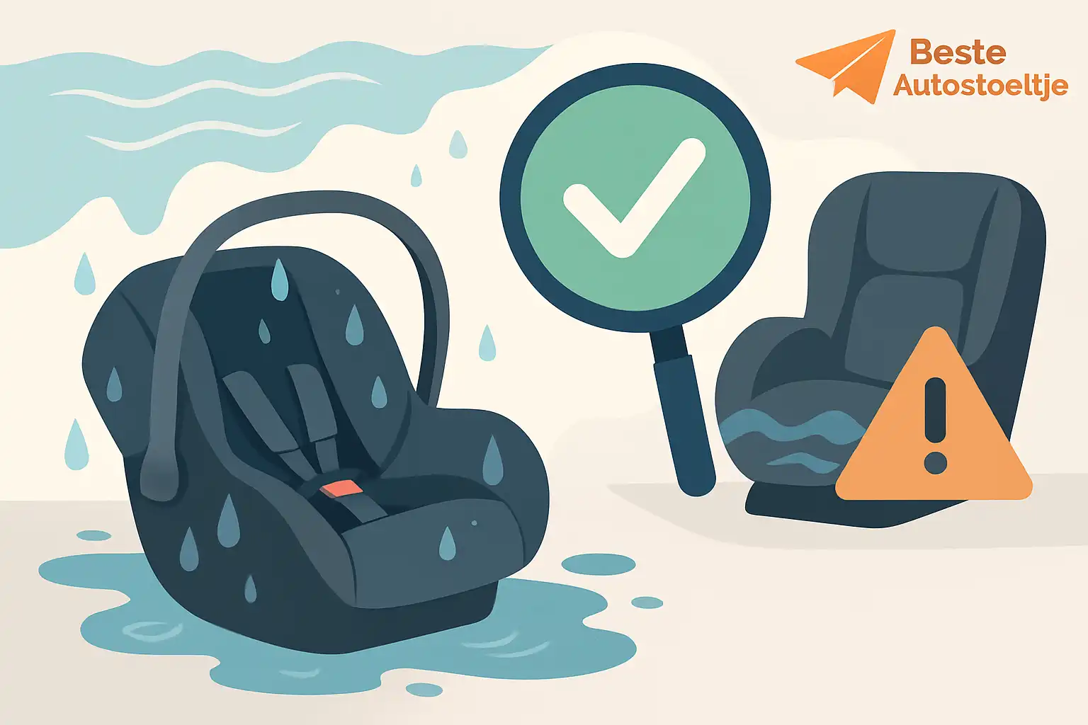 Autostoel na waterschade: wat je meteen moet doen, wat je kunt redden en wanneer je moet vervangen