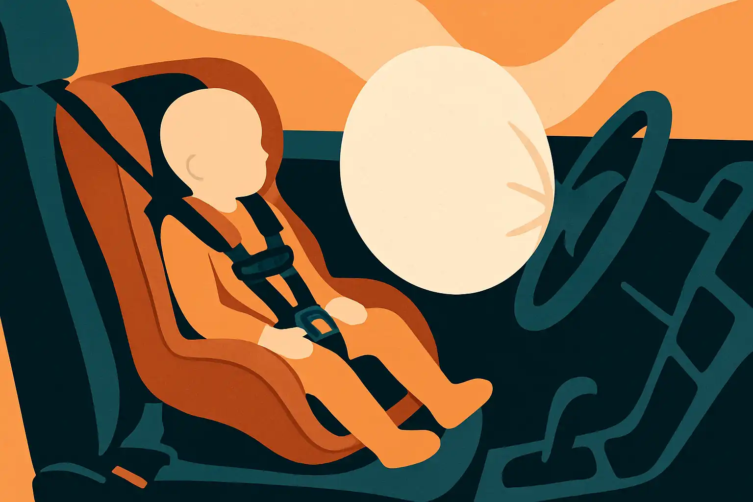 De onzichtbare gevaren van autostoeltjes op de passagiersstoel: airbags, zitposities en wat je echt moet weten