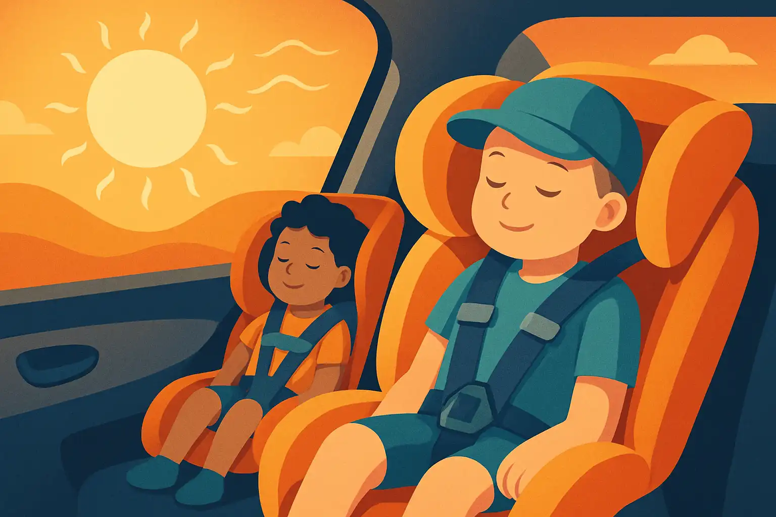 Hittebestendige autostoelen: zo hou je kinderen koel en veilig tijdens zomerse ritten